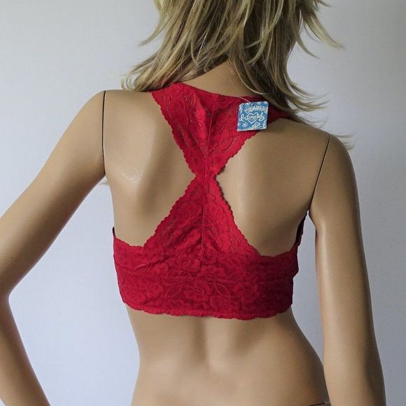 Free People Galloon Lace Racerback Bralette NWT - Picture 2 of 4